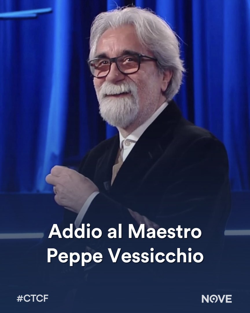 chetempochefa's tweet image. Con grande tristezza riceviamo la notizia della scomparsa del Maestro Peppe Vessicchio.

Grazie di tutto Maestro ♥️