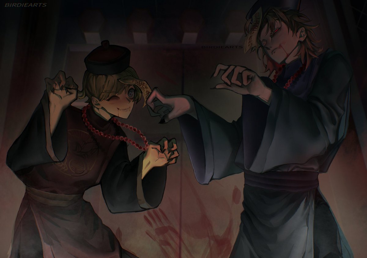 Halloween fanart of Charles and Shidou
#bluelock