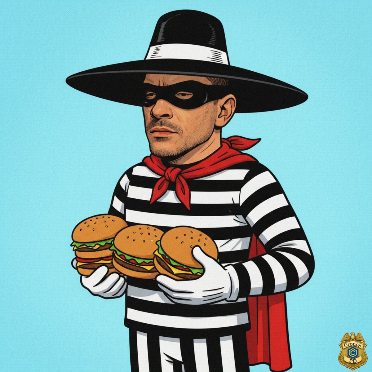 Cronos_PD's tweet photo. 🚨 Woop Woop 🚨 

Reports suggest @ellisthemenis is refusing payment to fuel his 🍔💉 American cheeseburger addiction 

Rumor has it he’s locked in a White Castle bathroom surrounded by suspicious amounts of meat 🏰🥃

$CROPD : 
https://t.co/h6RGruj9ZC https://t.co/5xxSbbTXls