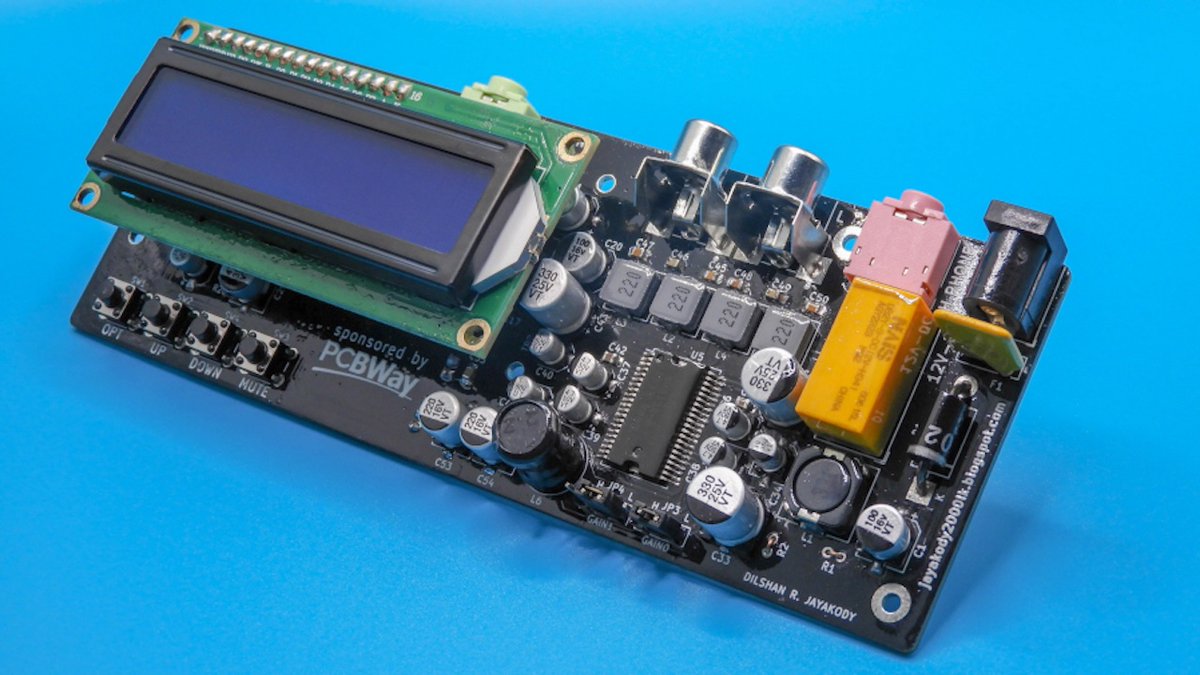 arduino's tweet photo. .@jayakody2000lk designed an open-source, Arduino Nano-based amplifier system that combines vintage analog audio processing with modern embedded control: https://t.co/q3M9KeuTSl https://t.co/5YEWMZffSi