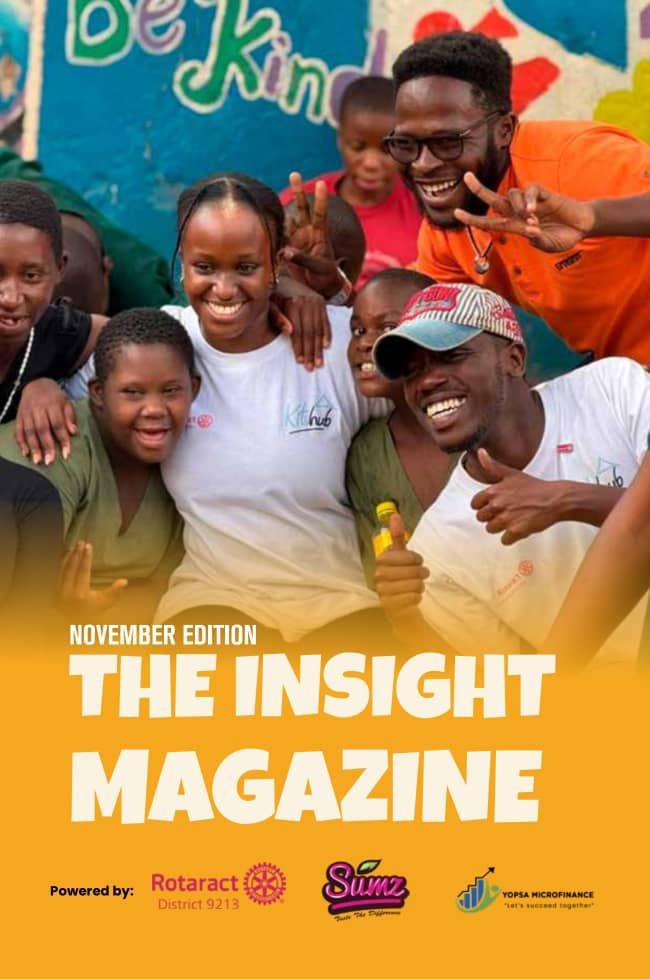 The November Edition of Insight 📰

Magazine is a powerful reminder that our Unity for Good starts with a single act of kindness!

• We’re celebrating inclusion with the Rotaract Club of Kyadondo’s visit to Dorna Center for Autism.
• We’re empowering students to "ACE IT" with