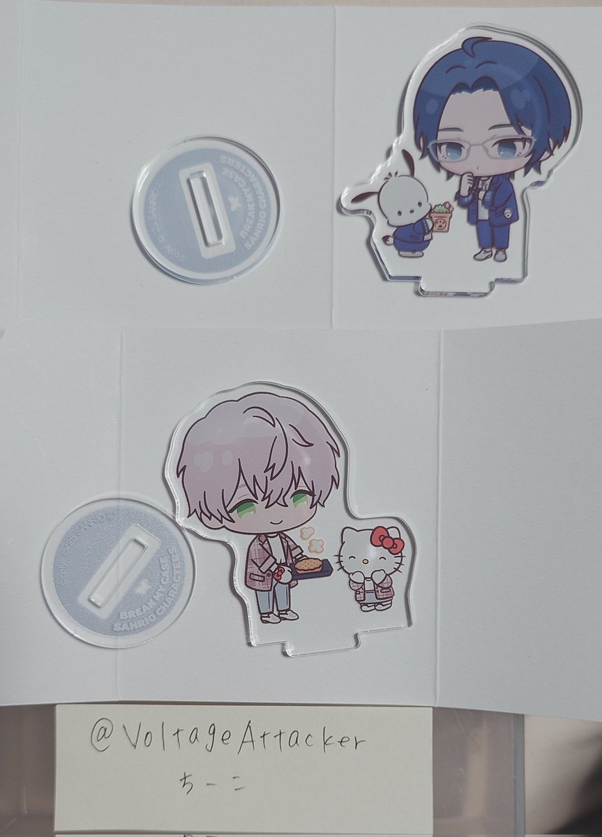 VoltageAttacker's tweet image. 【交換・譲渡】
ブレイクマイケースブレマイ サンリオキャラクターズ ホロカ

譲）ホログラムカード…皇坂、須王
アクスタ…城瀬、節見

求）宇京、麻波、定価(＋送料)

池袋手渡し、郵送

郵送譲渡の場合、お支払いはPayPayでお願いできると助かります。

よろしくお願いいたします。