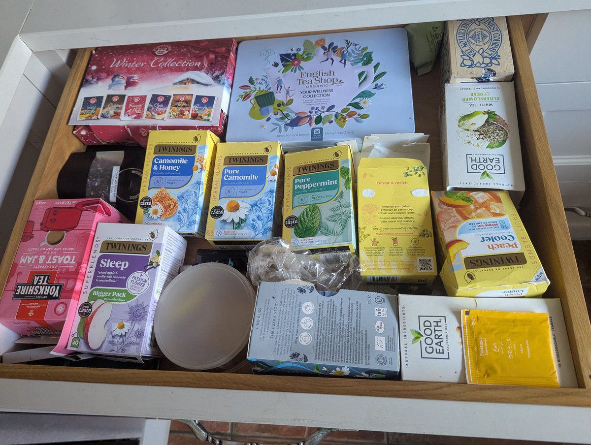 This is the most British drawer you can ever find in my house... 😂 

This is what being fully integrated into a society means ahaha