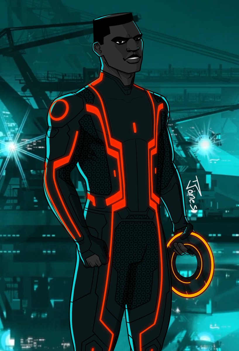 Cutler from TRON Uprising. Tragic character