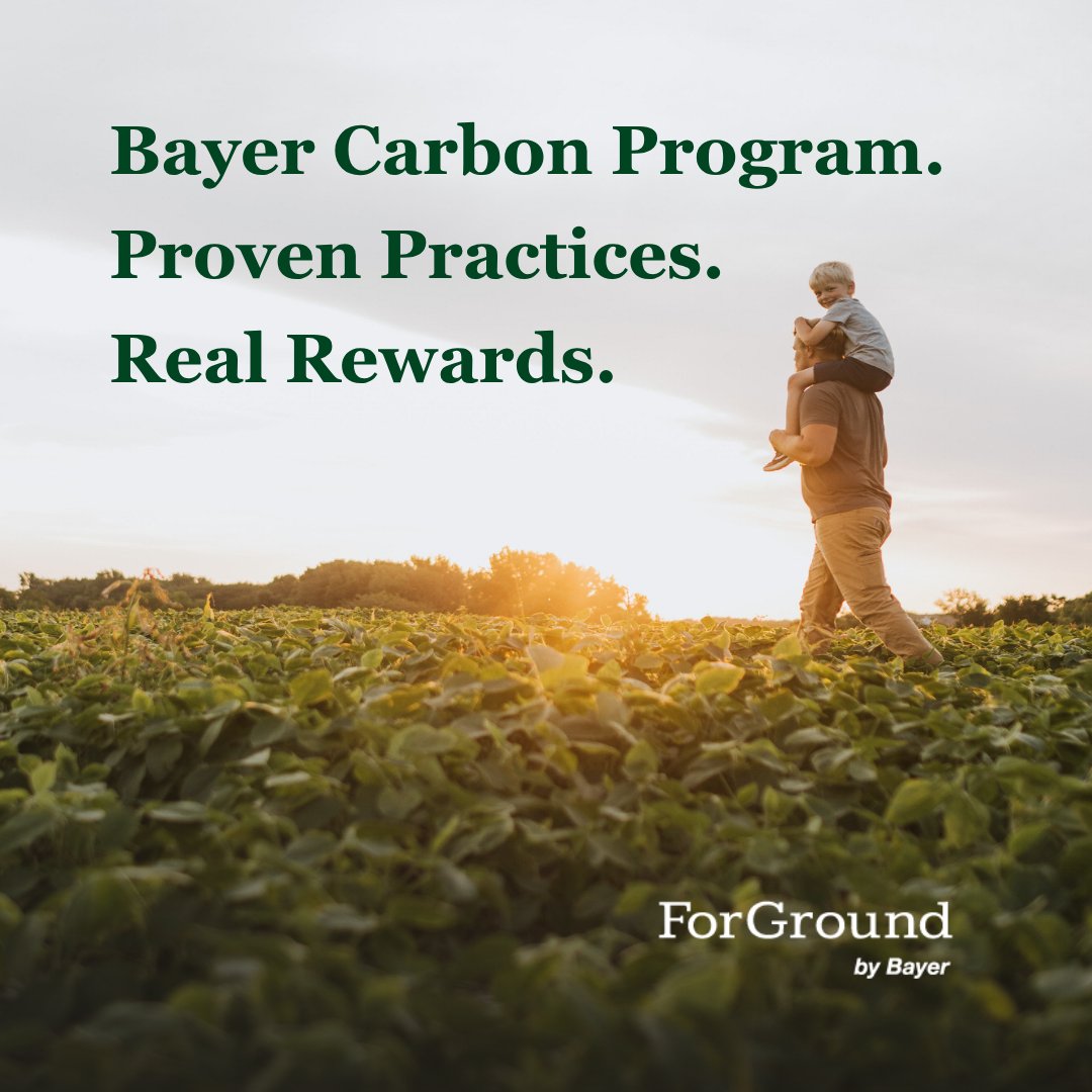 ForGround_Bayer's tweet image. Curious about a carbon farming program that actually works? This one’s for you. Farmers are choosing ForGround by Bayer for the transparency, support and income potential. 🌱 

Dive in 👉 bit.ly/49Cei4e

#ForGround #RegenerativeAg