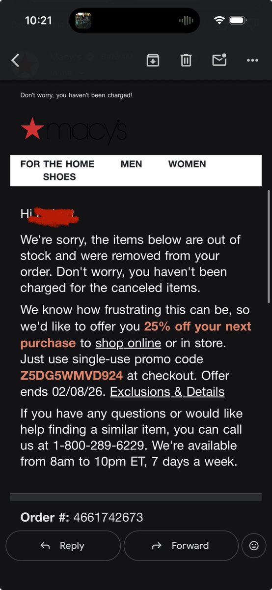 Norbie1992's tweet photo. @Macys well about what I expected with a Macy’s drop. I secured an order for Mega Evolution yesterday. Woke up this morning to them telling me they cancelled it because they’re out of stock. Absolutely ridiculous, it’s already so hard to get these. 

@PokemonDealsTCG https://t.co/b3mGXkFObe