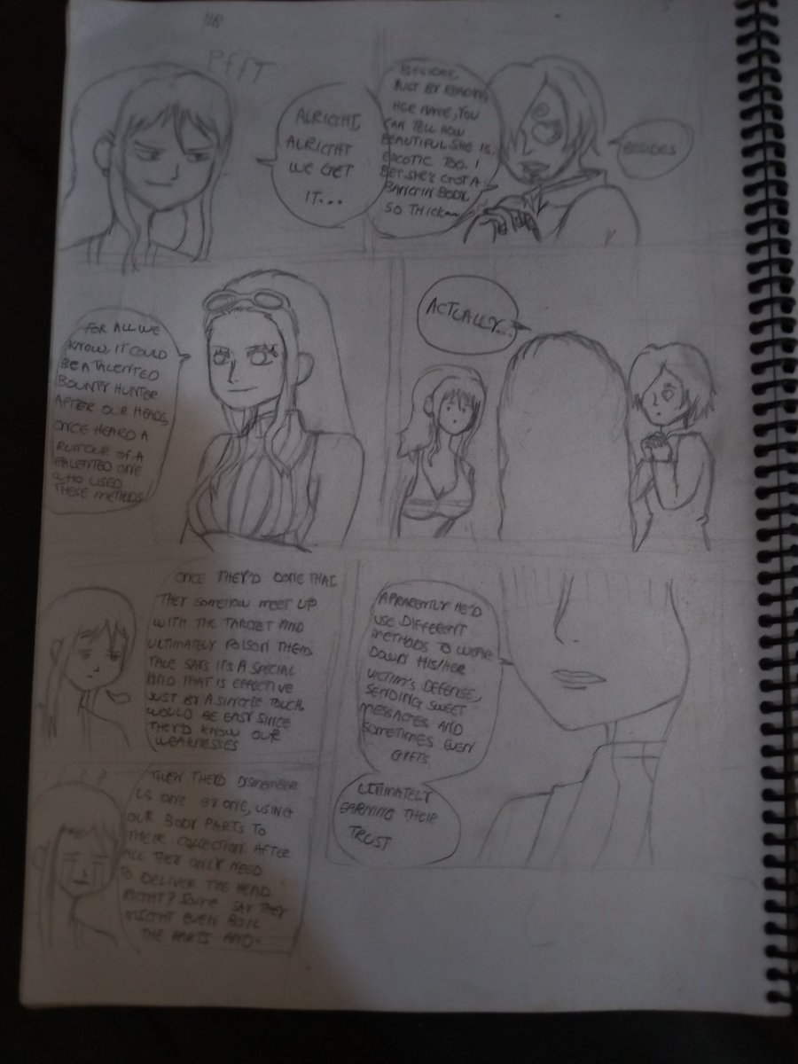 ms_mathart's tweet image. That one time I tried to make a #onepiece fan comic for my friend. Eventually lost interest. (2)