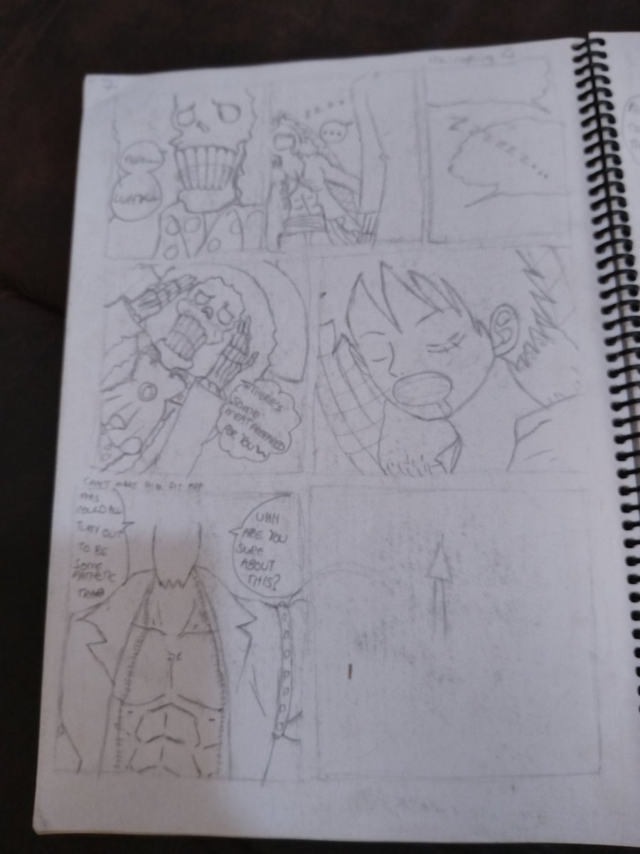 ms_mathart's tweet image. That one time I tried to make a #onepiece fan comic for my friend. Eventually lost interest. (2)
