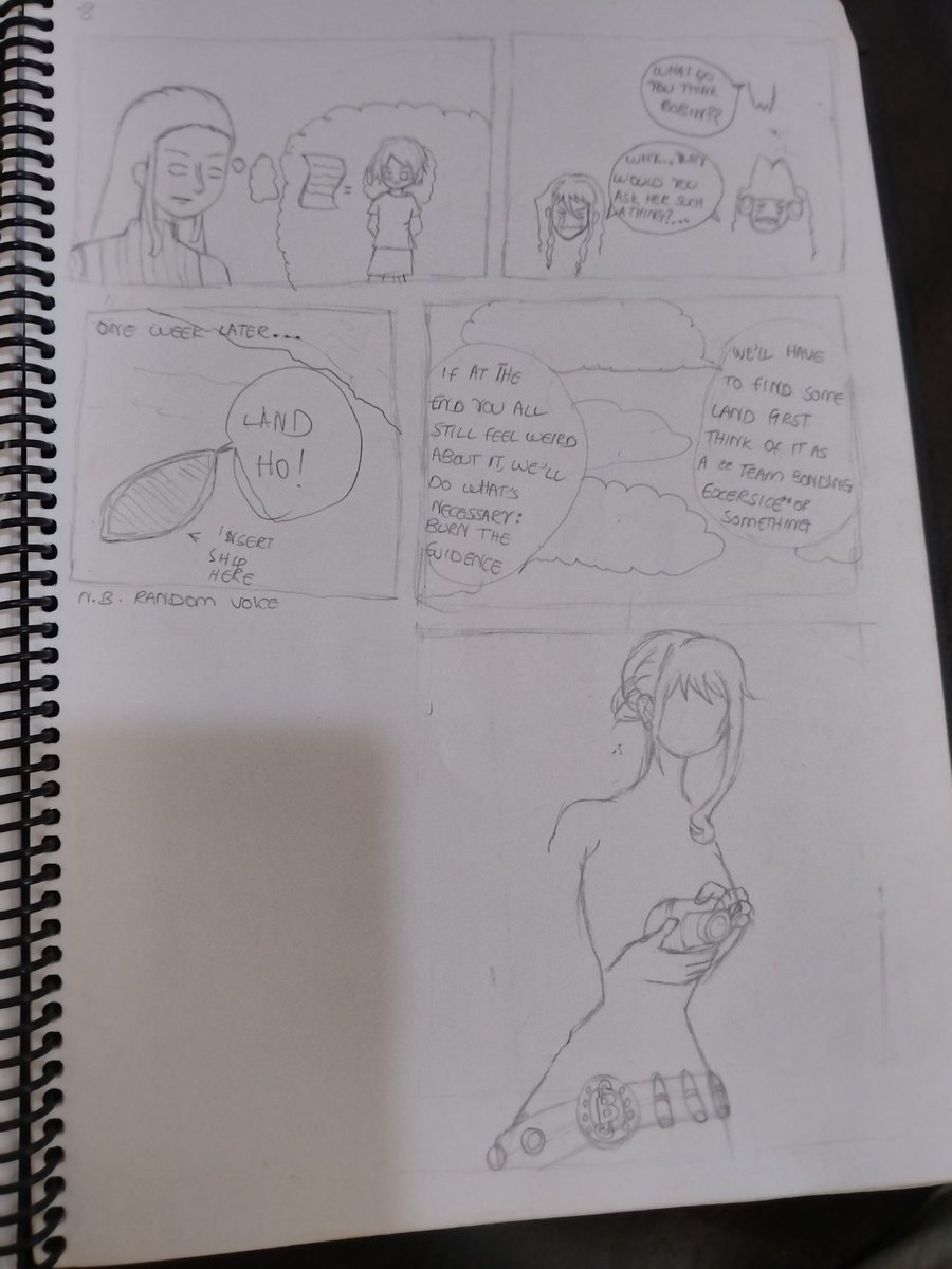 ms_mathart's tweet image. That one time I tried to make a #onepiece fan comic for my friend. Eventually lost interest. (2)