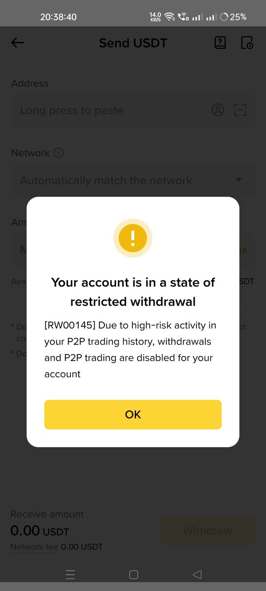 DeepakTalkYT's tweet photo. @BinanceWallet  @cz_binance 
@SEBI_India @FinMinIndia 
Binance has given me a notice my account will be permanently suspended in 7 days and withdraw all assets but my withdrawal function is suspended. Actually binance wants my assets to take over. #BanBinanceIndia #binance #BTC https://t.co/rwwc4d1VyH