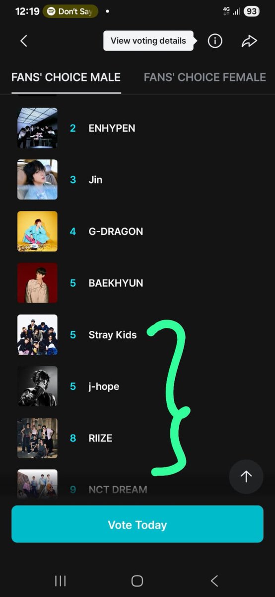 IrisNormaarmy79's tweet image. I vote for #jhope at #2025MAMAVOTE