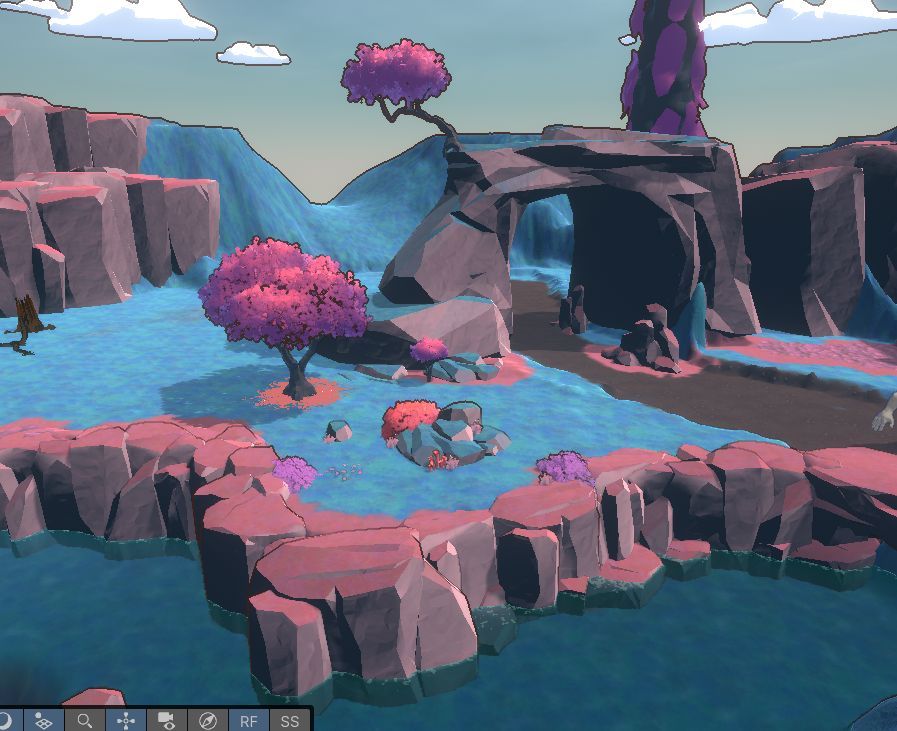 Another #SCREENSHOTSATURDAY !!!🔥 

New ideas for our world's biomes, what do you think ?😄 

#indiegame #indiedev #gamedev #3D #indie #gameenvironment