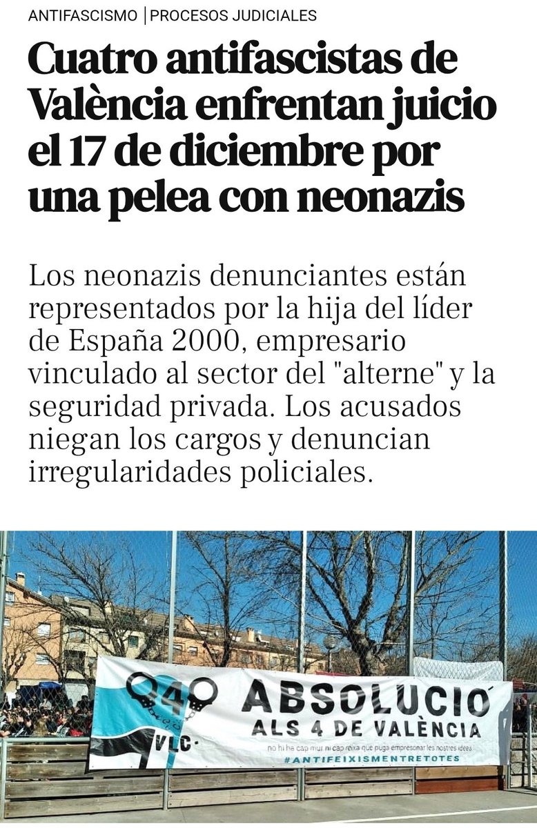 Atacaron brutalmente a cuatro camaradas, sorpresivamente, cuando estaban sentados en la terraza de un bar, sin darles tiempo a reaccionar. Delito de odio de manual, ya que les agredieron por sus ideas políticas, y encima cobardes.

No son víctimas, son delincuentes.