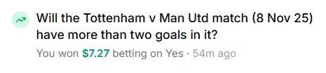 First win on <a href="/polldotfun/">Poll</a> and #PredictionMarkets 

Join the fun > app.poll.fun/r/c8fi2

I staked $10 for this win