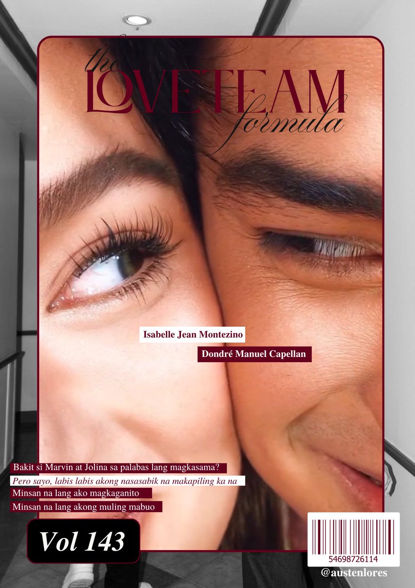 The Loveteam Formula

A #DonBelle AU

The perfect formula for a loveteam? Never EVER fall in love.