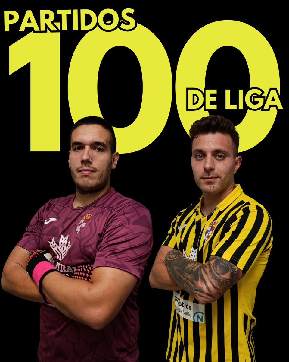 💛🖤 100 PARTIDOS DE LIGA 🖤💛

Jesús e Izan, dos nombres y una historia compartida.
Uno bajo palos, otro en el campo, pero el mismo corazón.

💯 Cien partidos dejando el alma por este escudo.
Gracias por su lealtad y pasión. Por otros cien más. 🖤💛