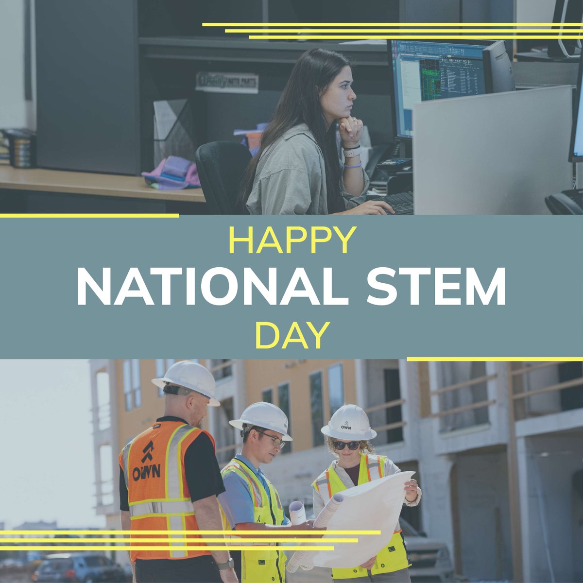 Behind every bridge, building, and better community are people who love to solve problems.💡 On #NationalStemDay, we’re celebrating the curiosity that drives innovation - and the next generation of future engineers, surveyors, and planners who will build what’s next. #WeOWNit