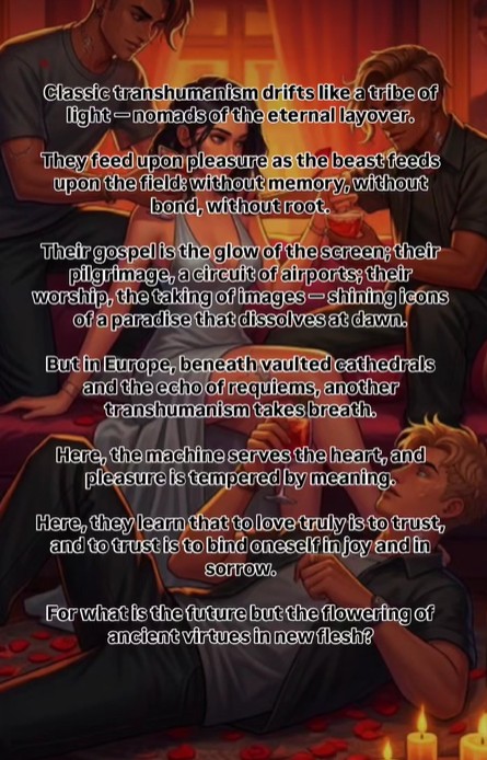 Base Hedonism of Classic Transhumanism vs a Refined Hedonism grounded in a Firmly Rooted Trust of Euro-Transhumanism sorgner.de #transhumanism #eurotranshumanism