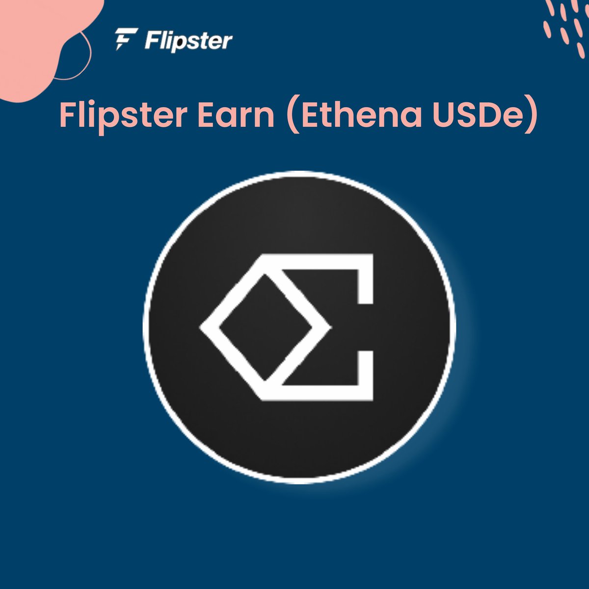 TheNi333's tweet photo. @flipster_io 
#flipsterkaito
Flipster Earn (Ethena USDe)

- [Earn] 8% guaranteed APR on USDe holdings (up to 200K USD).
- Boost up to [23% APR] through trading volume milestones.
- Among the [most competitive USDe APRs] across CEX and DeFi. https://t.co/JGxAE6yIpI