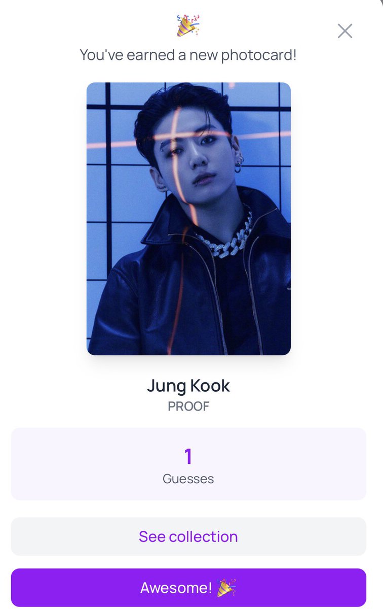 First Proof poca. 🥳😆