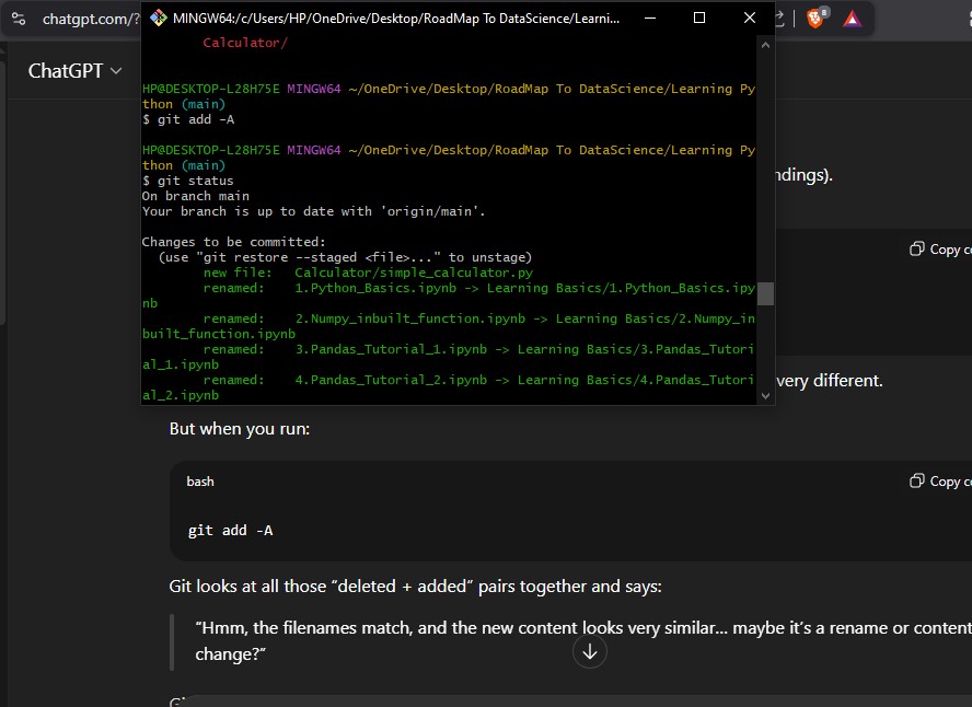 ZERG220145's tweet image. Converted files from DOS to Unix with dos2unix, and Git showed them as deleted &amp;amp; re-added. Turns out line endings make Git think they’re new files. git add -A fixed it — it stages all changes (add, modify, delete) in one go. #git #devnotes