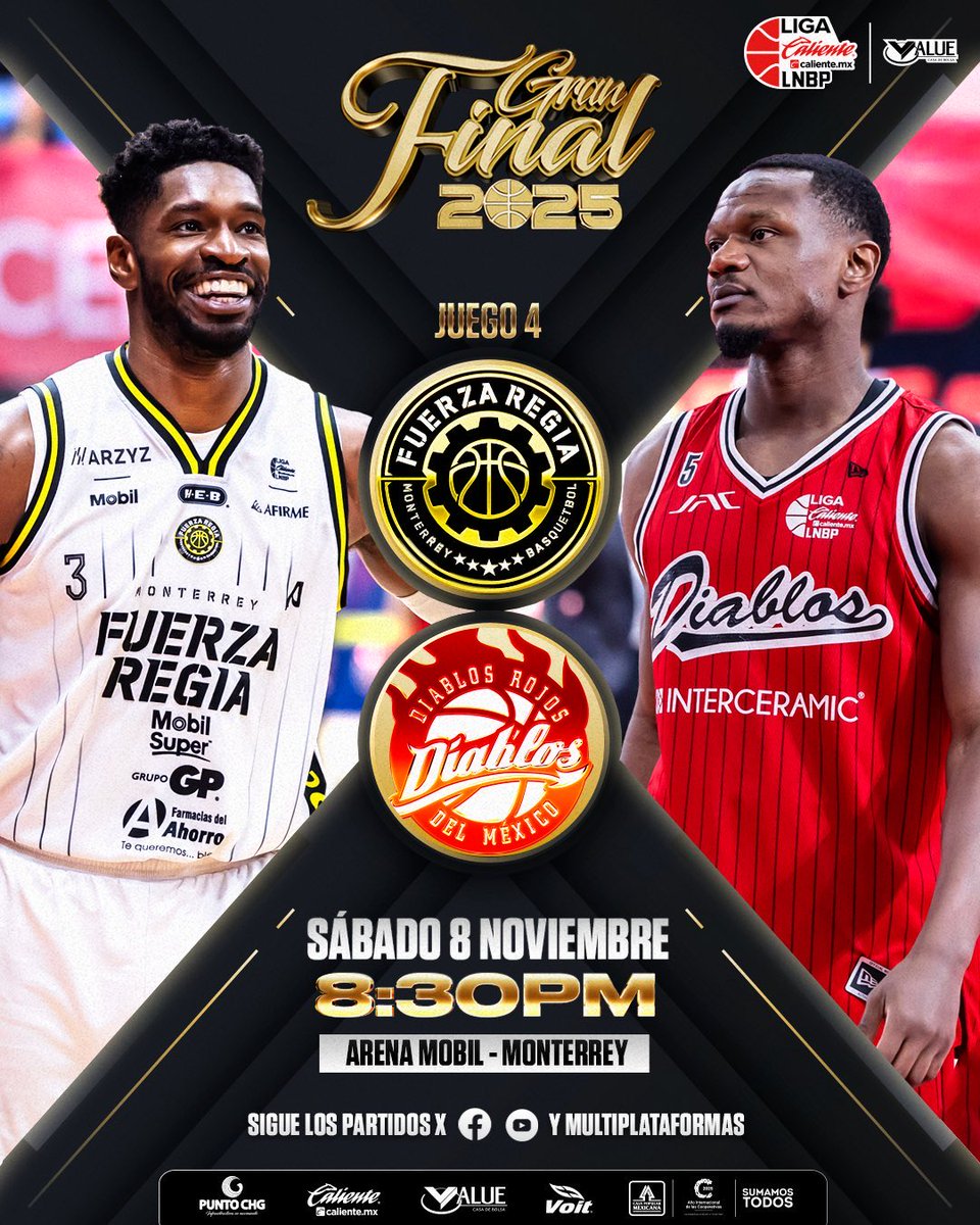 🏀| JUEGO 4‼️🔥GRAN FINAL🏆🔥

⁉️Habrá CAMPEÓN esta noche⁉️
🔥GAME DAY 🔥

Apuéstale a tu favorito en Caliente.mx $1000 pesos de regalo para nuevos usuarios

Regístrate aquí.  bit.ly/4dsYX5j

<a href="/calientesports/">Caliente Sports</a> @puntochg @valuegf <a href="/CajaMexicana/">Caja Popular Mexicana</a> <a href="/voit_mx/">Voit</a>