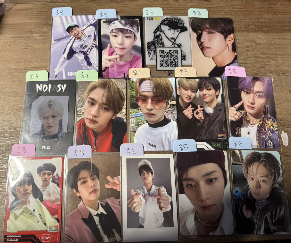 NancyR9515's tweet photo. WTS/WTT:

US based, WW OK

Stamped or tracked shipping not included in prices. 

Trading please offer POBs, Japanese, or Taiwanese. Finished Korean albums.

#straykidswtt #straykidswts #straykids https://t.co/0Uuy7x0wTX