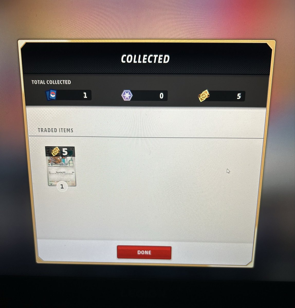 Today I learned the PTCGL Tier 79 reward is literally just a single Common card 🤣