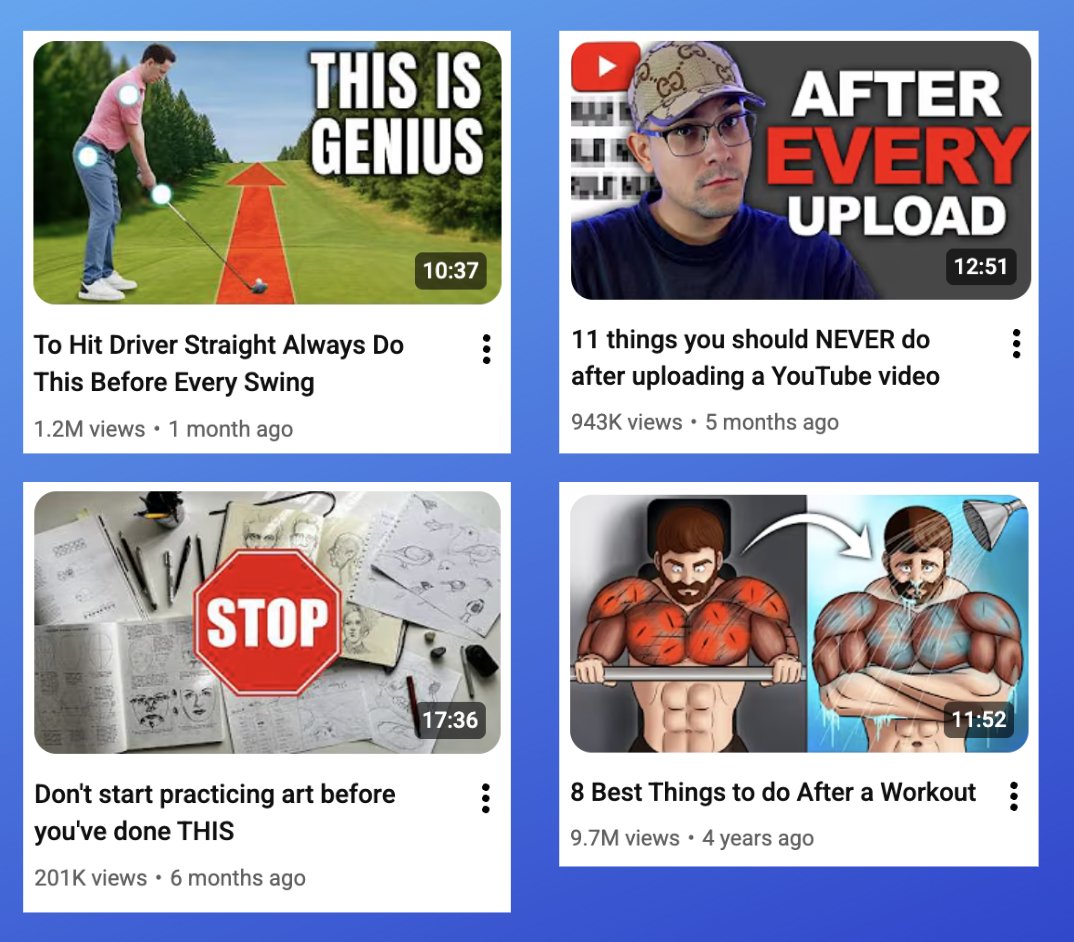 jthomas__'s tweet image. A simple, but powerful video idea:

Tell your audience about what do before or after they do something important.