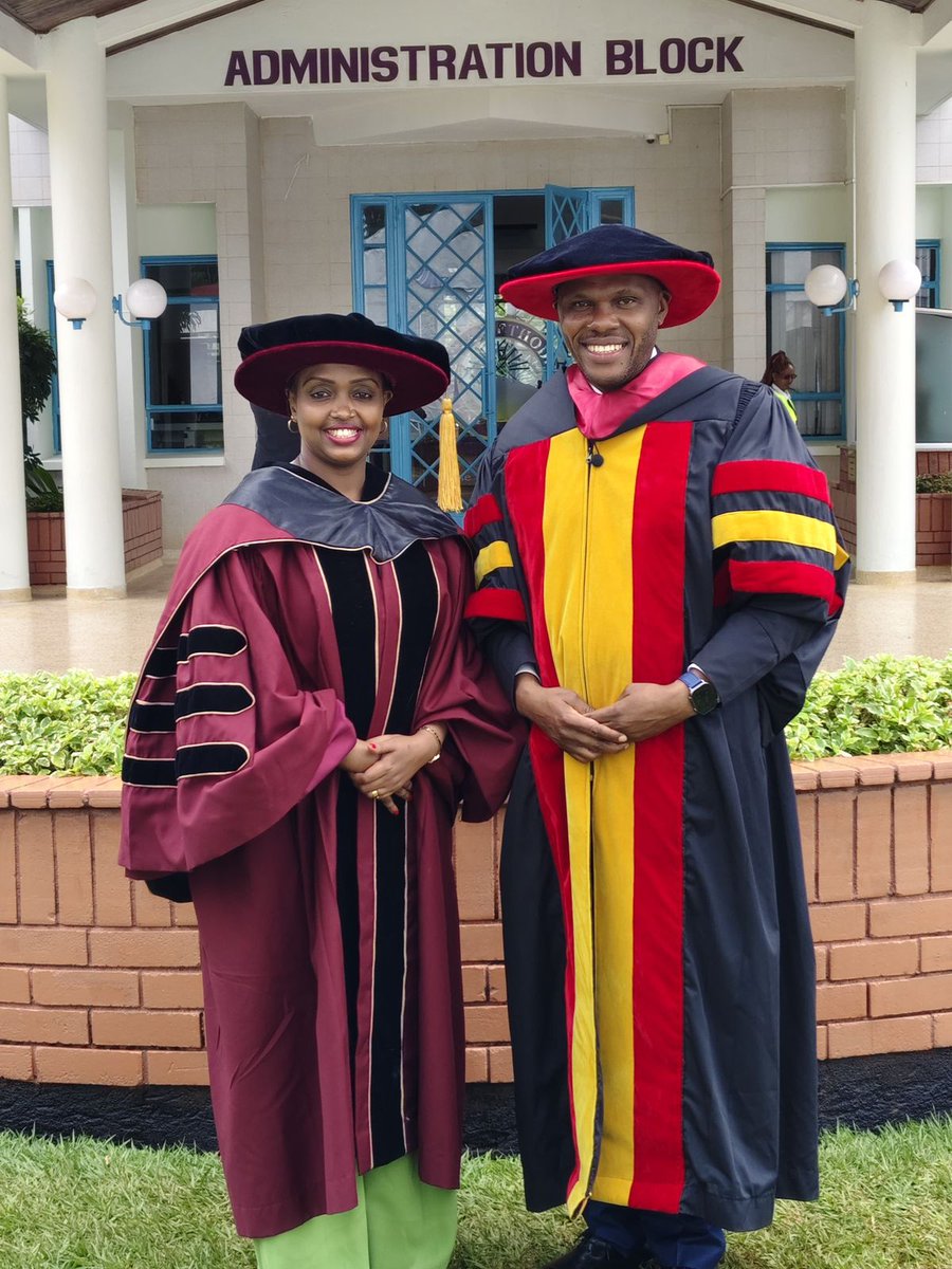 UFKenya's tweet photo. 🎓 Congratulations to our very own Dr. Leah Miano on earning her PhD from KeMU!
Our Ag. CEO, Dr. Edwin Wanyonyi, joined in celebrating this proud moment during KeMU’s 25th Graduation Ceremony. 👏✨
#UniversitiesFund #KeMU #KeMU25thGraduation #KeMUClassof2025 #TeamUF https://t.co/bEFiH08Wqk