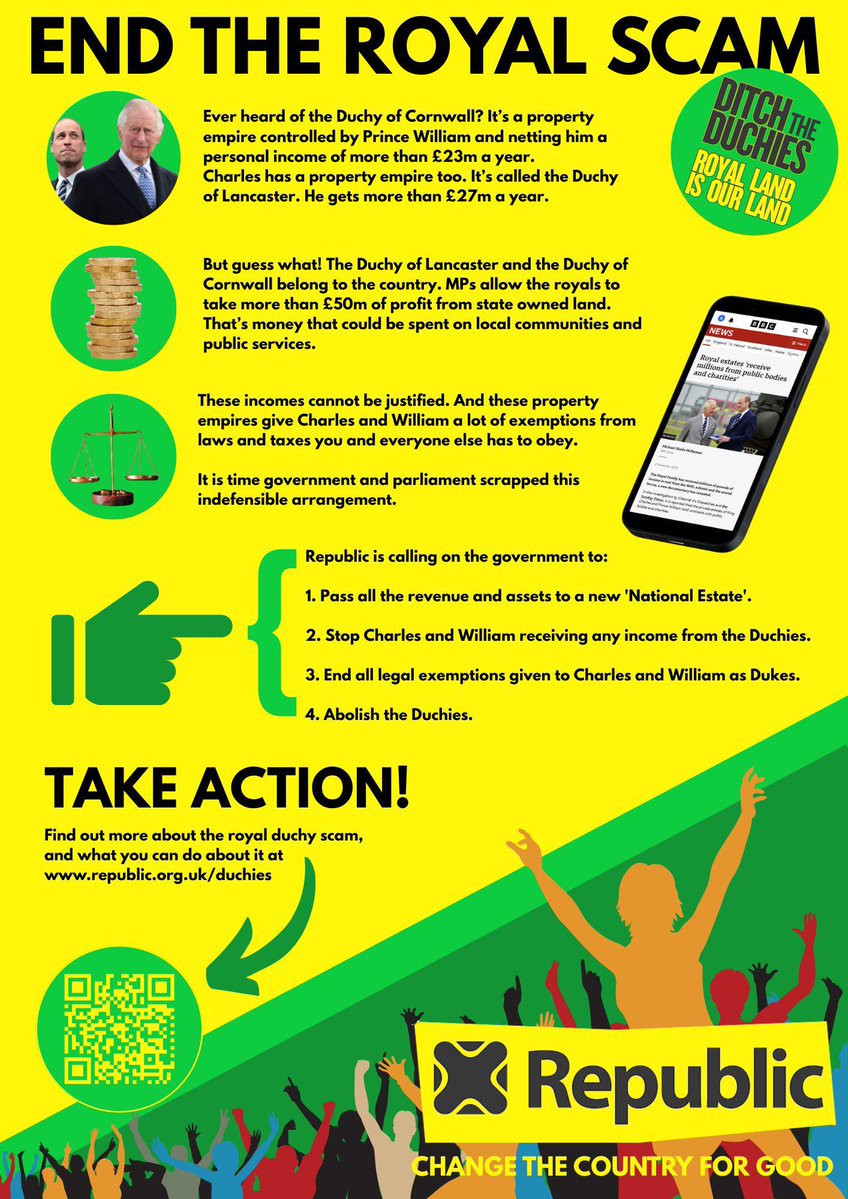 AnonMediaHater's tweet image. Ditch The Duchies

#EndTheMonarchy