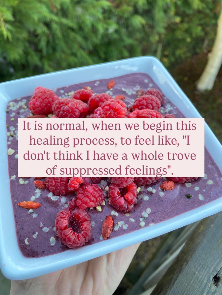 CourtneyPool's tweet image. “Maybe I do have emotions deep down that I don’t realize I have?”

The first step to healing overeating is to start to consider that you may have suppressed emotions that you can’t currently sense.

#overeating #intuitiveating