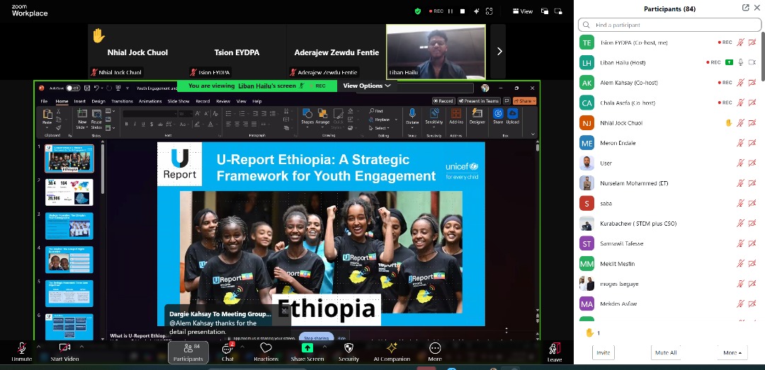 U-report Ethiopia tweet media