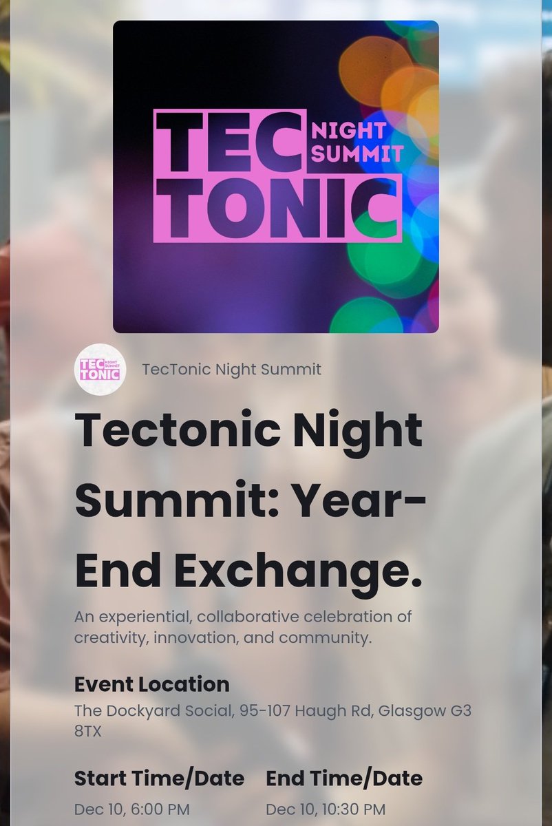 dpoxley's tweet image. Last week&apos;s networking events proved really inspiring, and brought in a few more sign-ups for my data-driven theatre and art workshop. Excited for what&apos;s coming up next. #CreativeTech #ImmersiveArt #InteractiveArt