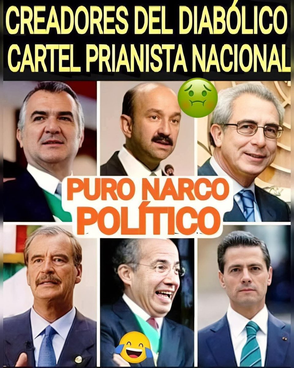 El PRIAN nos impuso puro narco presidente. ¿Alguna duda?