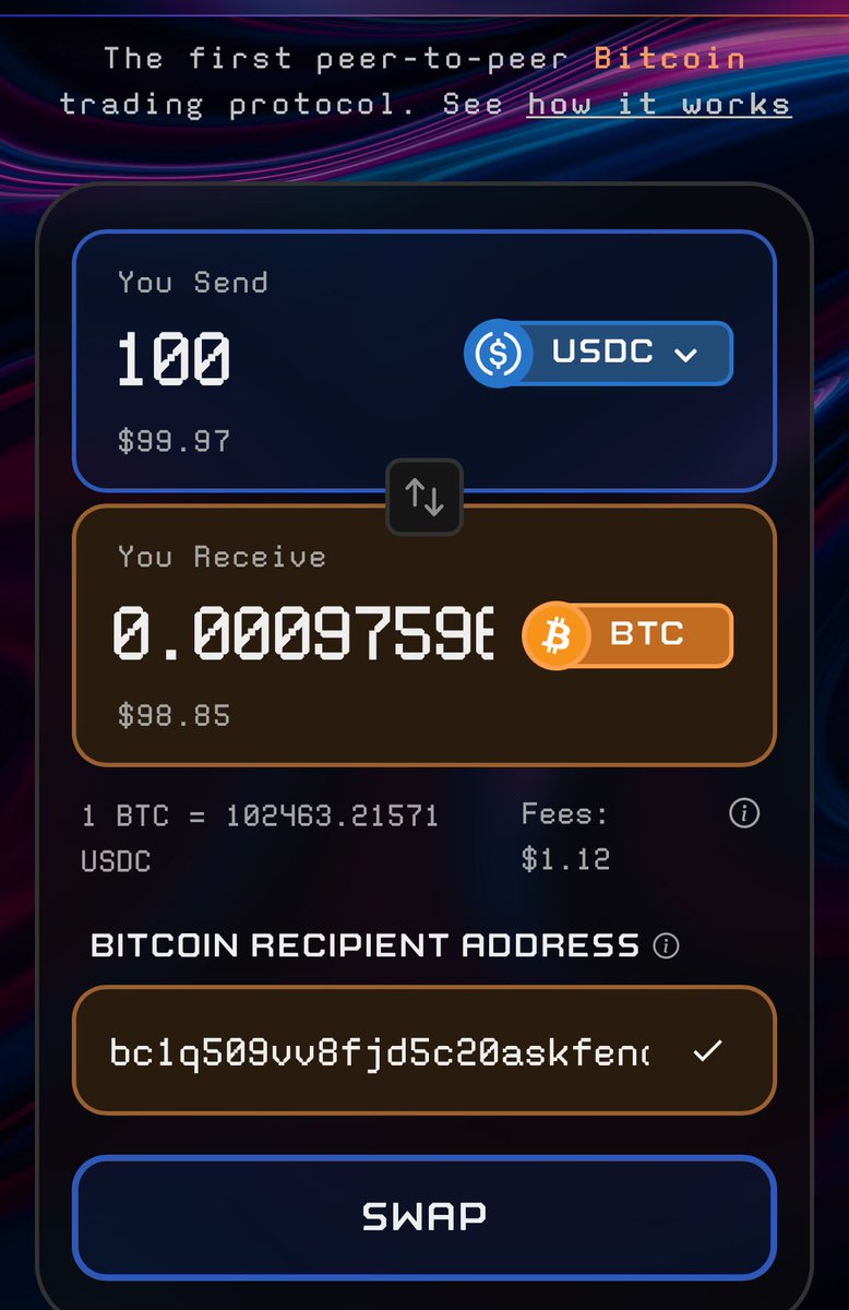 Dobby_xyz's tweet image. @riftdex ‘s P2P $BTC trading/swap.

It’s easy and cheap for me.