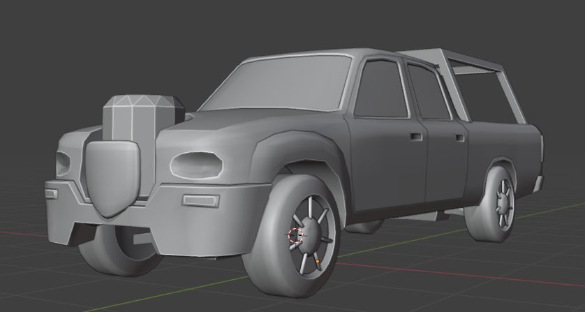 will_bits's tweet image. It’s so silly that they’re using AI for something so basic as vehicles?  We’ve had CGI photorealistic versions of those on lock for like a decade or more?

Look I’ve never even modeled a truck before and made my first one from scratch in like a day.