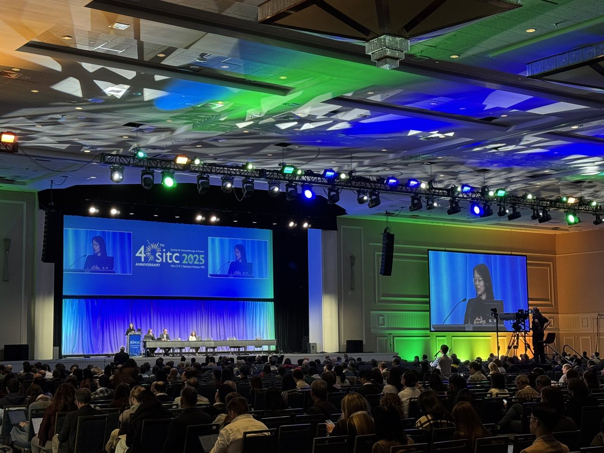 Awesome science &amp; new discoveries in the field of cancer immunotherapy &amp; great catching up with colleagues &amp; friends <a href="/PatrickHwuMD/">Dr. Patrick Hwu</a> <a href="/sitcancer/">Society for Immunotherapy of Cancer</a> 40th Anniversary Conference in #WashingtonDC ! Thank you <a href="/ImmunologyAAI/">The American Association of Immunologists (AAI)</a> for supporting my travel to present at #SITC25 #SITC2025 #fall2025