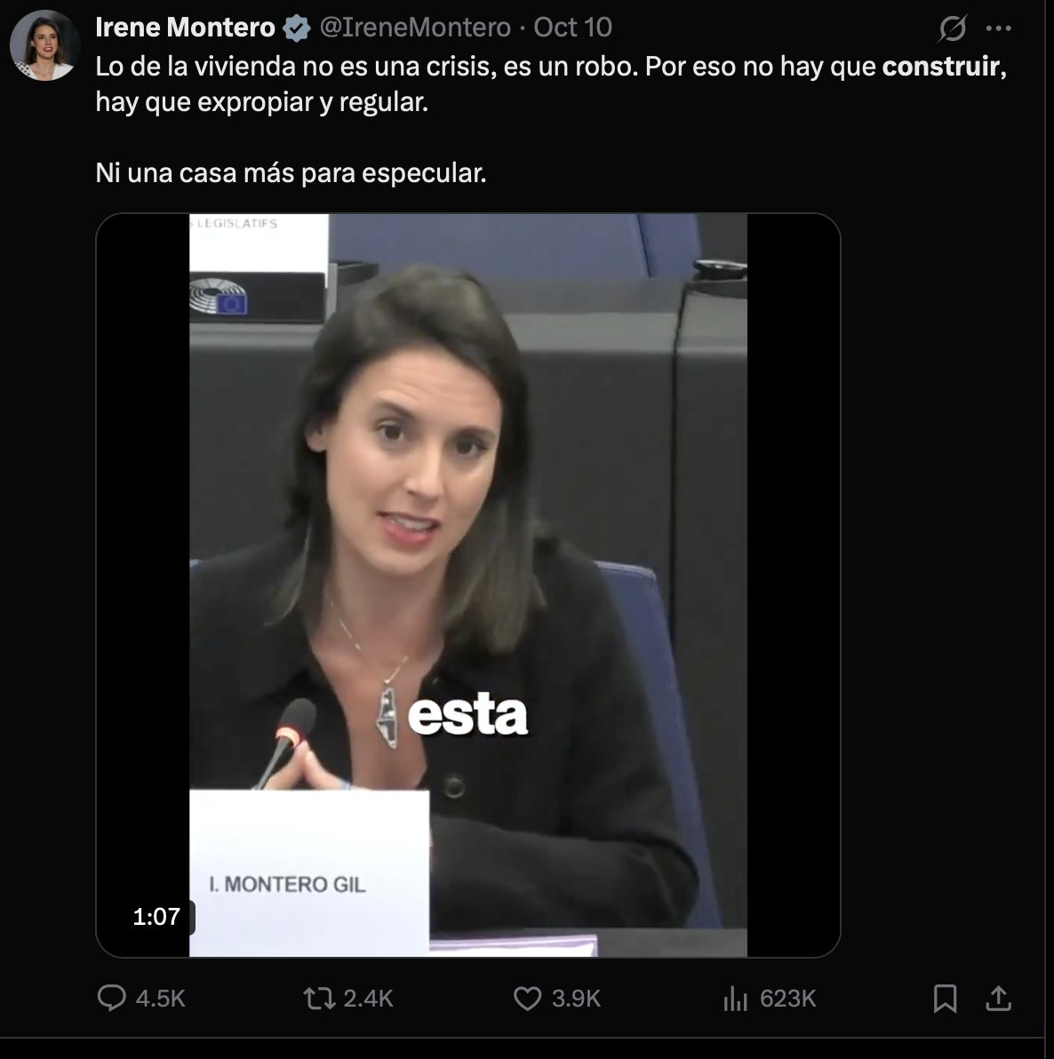 From:  IreneMontero ´construir´