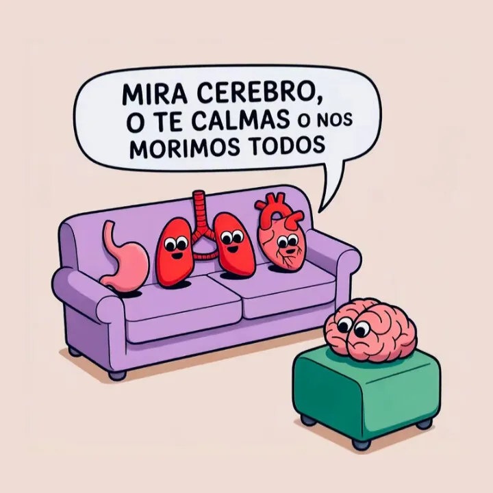 Tu salud mental sino está en bienestar también afecta tus órganos🧠