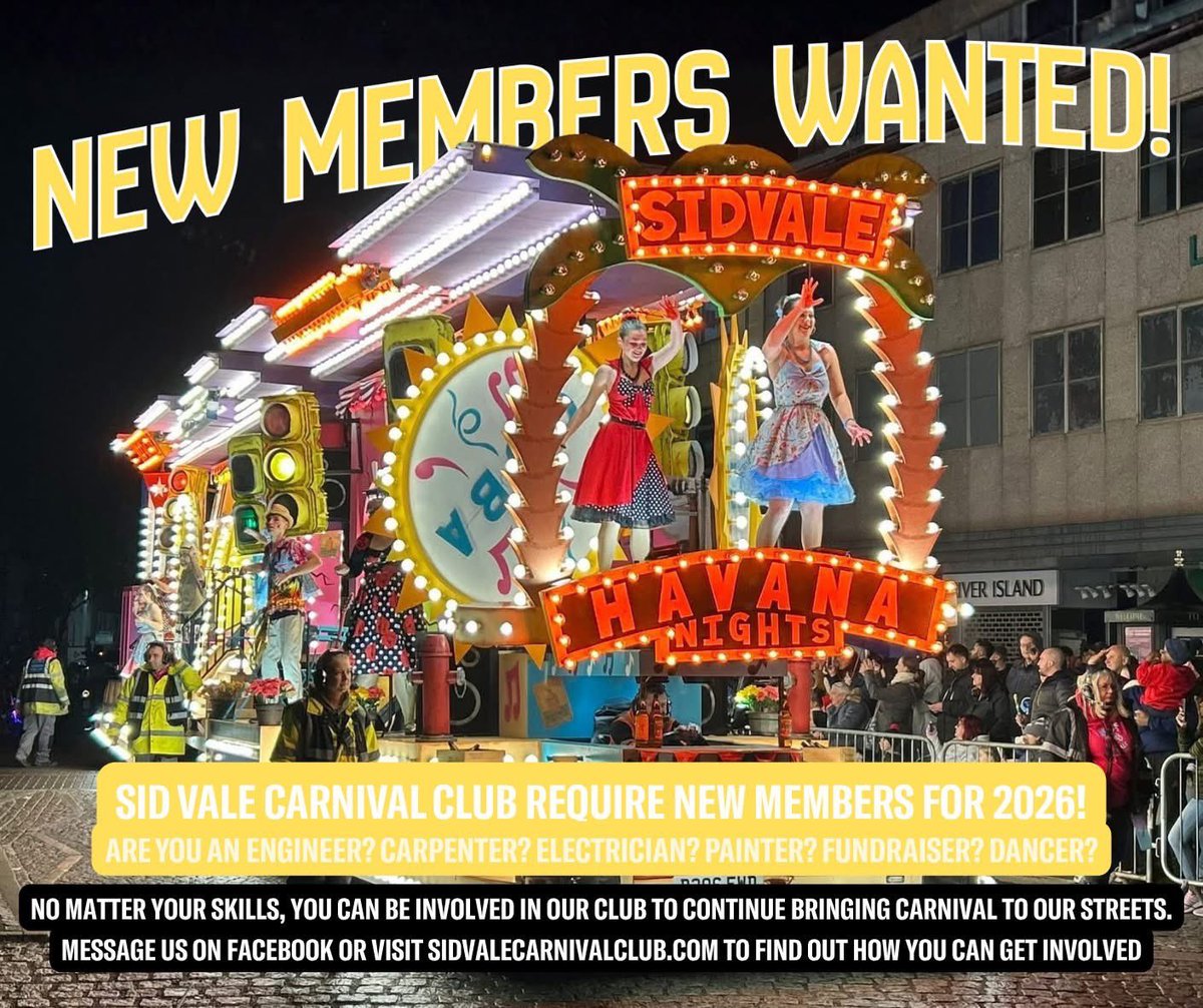 Sid Vale Carnival Club tweet media