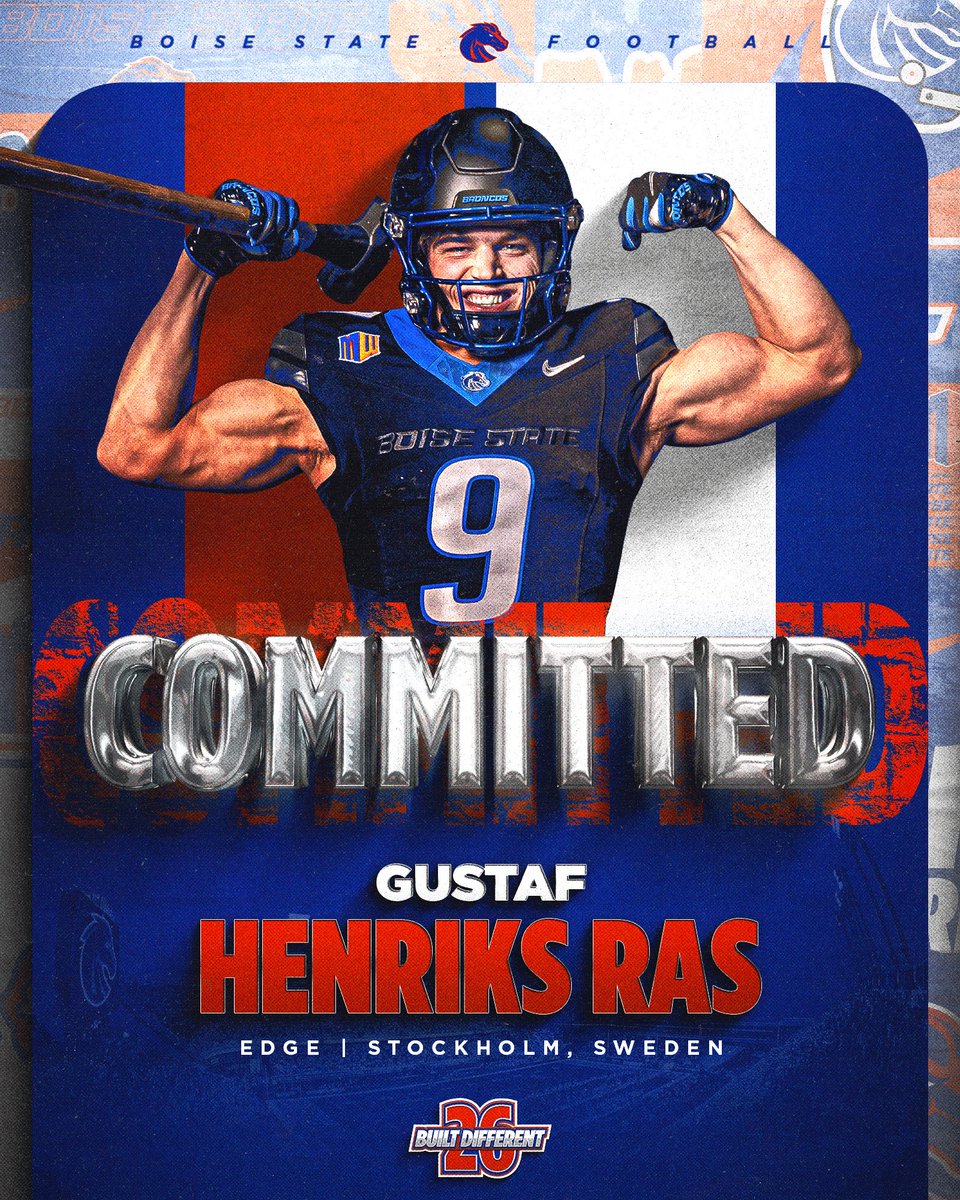 gustaf_ras's tweet image. COMMITTED!!
@BroncoSportsFB 
Bleed Blue💙
#BleedBlue #GoBroncos #GoBigBlue #boisestatefootball 

@PPIRecruits @BCollierPPI @ChadSimmons_ @Andrew_Ivins 
@Coach_SD @JabrilFrazier @DwashBSU @CoachChinander @BSUsportsreport @ChrisV208