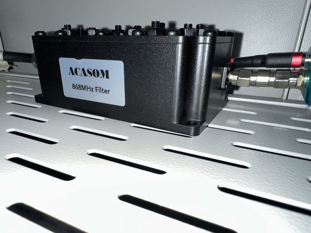 DC7DS's tweet image. small upgrade for #Meshcore repeater at #DL0PF