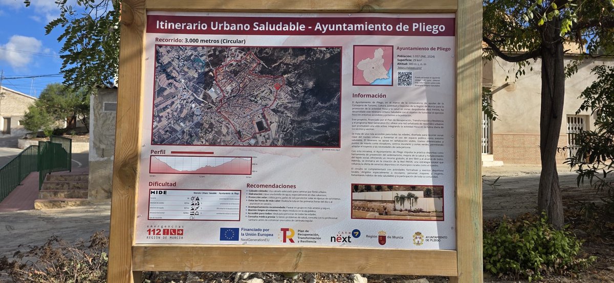 La Comunidad subvenciona una docena de actividades para la promoción de la Actividad fisica y la salud en Pliego.

La puesta en marcha de itinerarios urbanos saludables, la mejor iniciativa contra el sedentarismo.