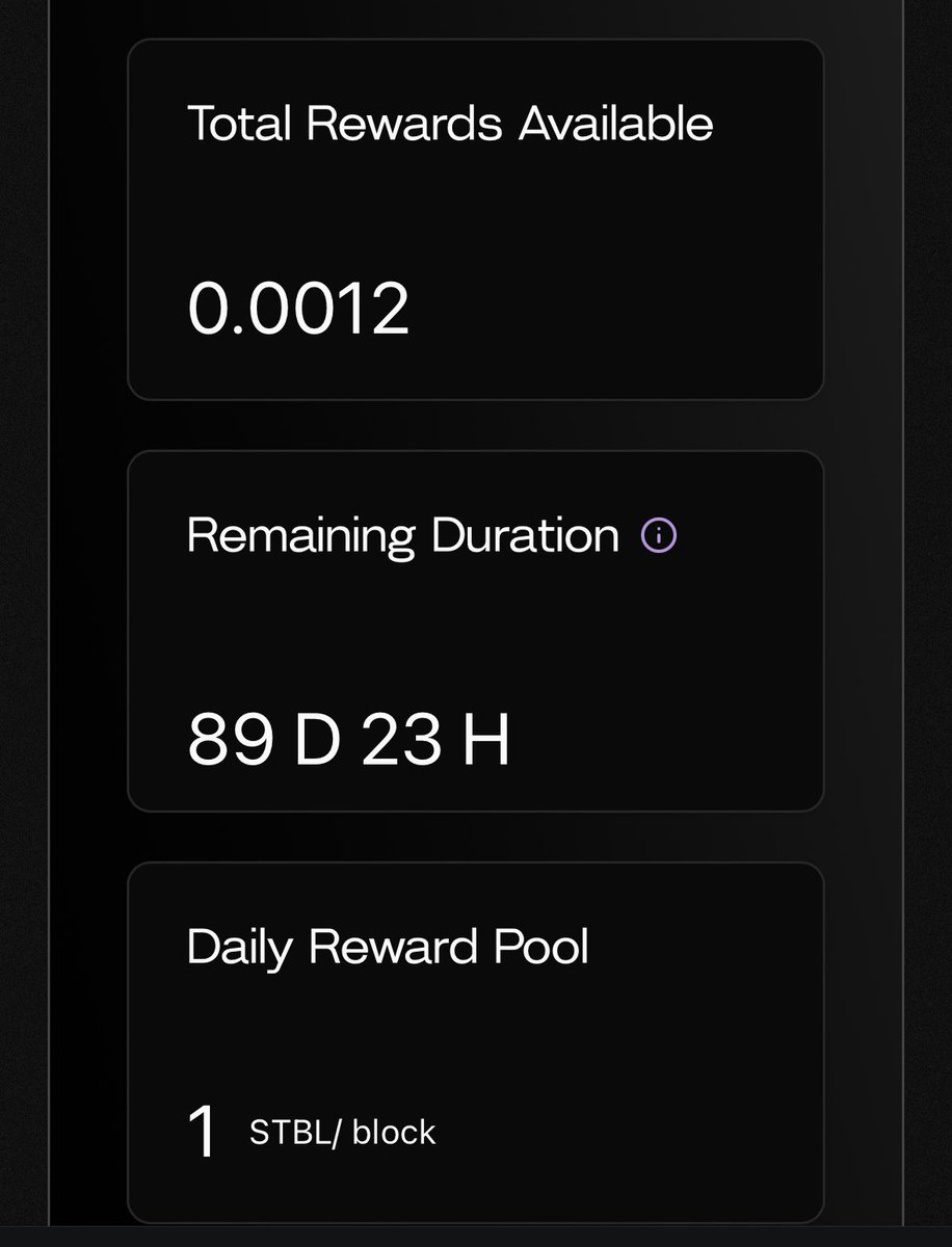 I just staked my $STBL for 3 month (even if i m in vacay and off screen)

I don’t care of today price i know this will pump one day…or another

And i’ll have much more stbl than i have today  <a href="/stbl_official/">STBL</a>