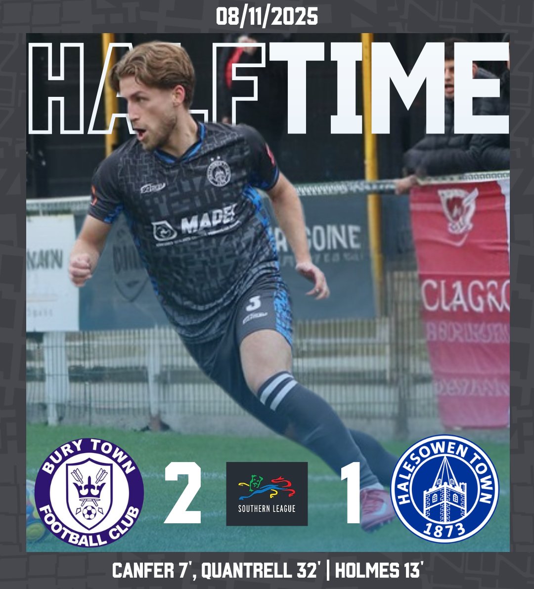 halesowentownfc's tweet photo. โ๏ธ| HALF TIME
๐ฐ | The referee brings an end to a difficult first 45. Bury took the lead early on, but the Yeltz response was good. We struggled in the final 30, and the best and only chance of the rest of the half was Holmes' strike over the bar.
#UpTheYeltz | #BURHAL https://t.co/RR9psTYefz