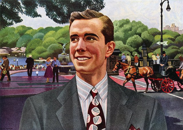 Arrow Shirt illustration by Falter - 1948