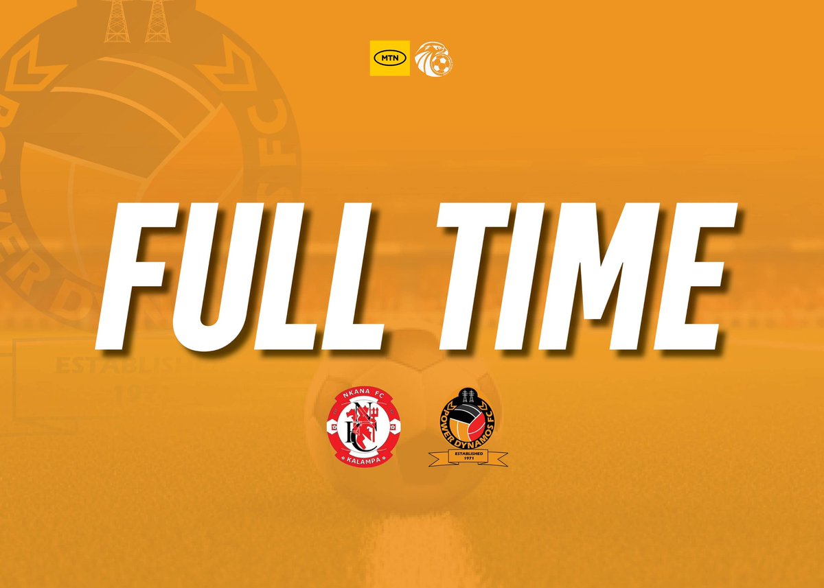 PowerDynamosFC's tweet image. Full-time; 

Nkana FC 1️⃣ 🆚 1️⃣ Power Dynamos FC

For more information, news and updates, visit powerdynamosfc.com

#Power #Pride #Prestige
#AbaYellow #AbaBusaka #KitweDerby