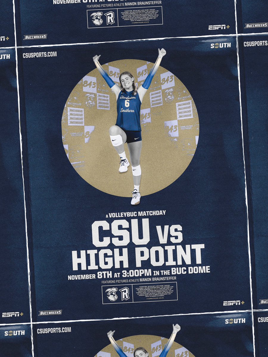 csubucs_vb's tweet image. Bucs vs Panthers 🏐

𝐯𝐬 𝐇𝐢𝐠𝐡 𝐏𝐨𝐢𝐧𝐭
𝐢𝐧 𝐭𝐡𝐞 𝐁𝐮𝐜 𝐃𝐨𝐦𝐞
𝐥𝐢𝐯𝐞 𝐨𝐧 𝐄𝐒𝐏𝐍+ 𝐚𝐭 𝟑𝐏𝐌

Visit CSUsports.com for Live Stats

#DayByDay | #BucStrong
