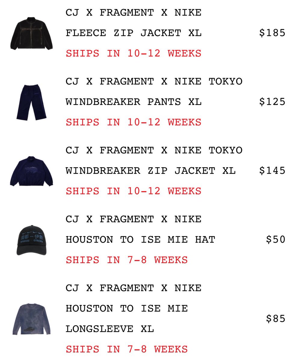 CJ FRAGMENT NIKE HOUSTON TO ISE MIE Cactus Jack x Fragment x Nike